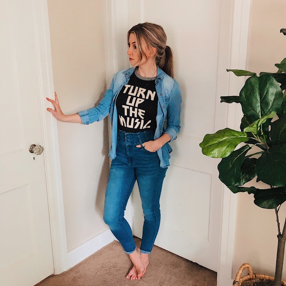 Music Graphic Tee - Forever 21 // F21 // Forever